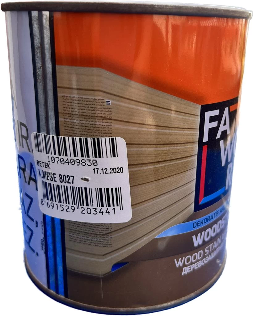 Fawori Wood Stain Rustik Koyu Meşe 2,5 Lt