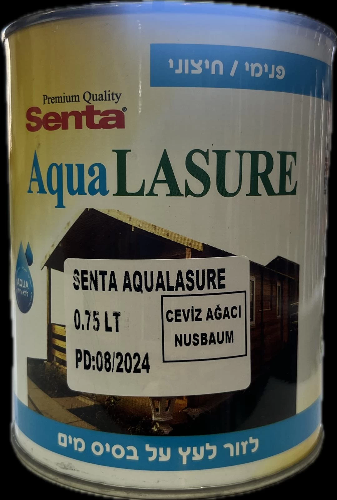 Senta Aqua Lasure Vernik Ceviz Ağaci 0,75 L