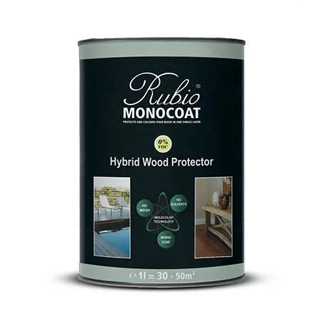 Rubio Monocoat Hybrid Wood Protector Charcoal 1 L