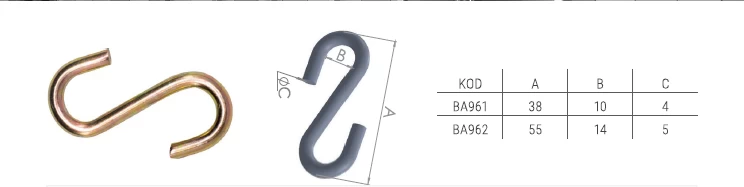 Beşel Ba962 Büyük S Kanca