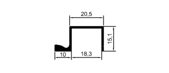 Md-1064 E Alüminyum Boy Kulp 3 Mt