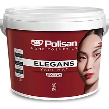 Polİsan İÇ Cephe Elegans Extra Yarimat Beyaz 7,5 L