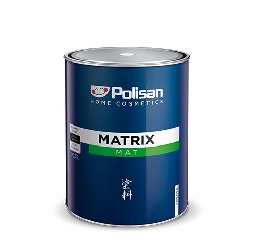 Polİsan Sentetİk Matrix Mat Sİyah 0,75 L