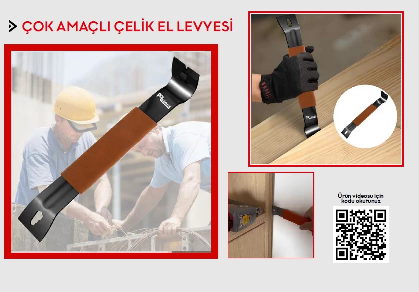 Pratİkmen Çok AmaÇli Çelİk El Levyesİ