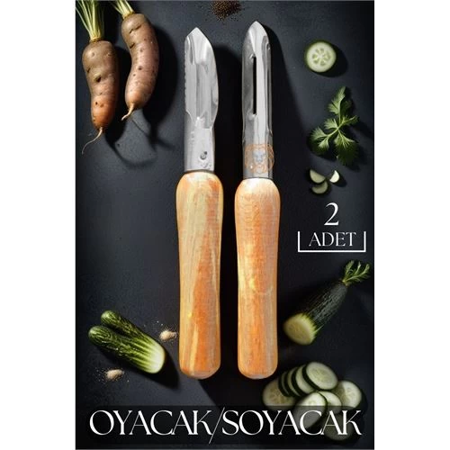 Modacar Soyacak Oyacak Ahşap Saplı 2 Li Set Scopelliti Design