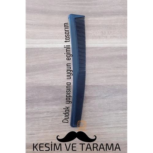 Modacar Bıyık Kesim Ve Tarama Tarağı Eğimli Bıyık Tarağı 