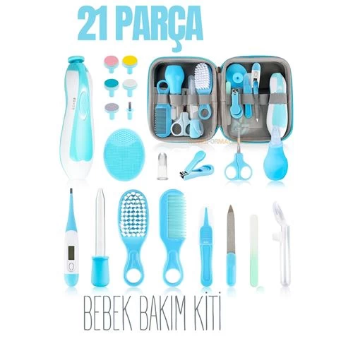 Modacar Bebek Bakım Seti Çantalı Bebek Bakım Kiti