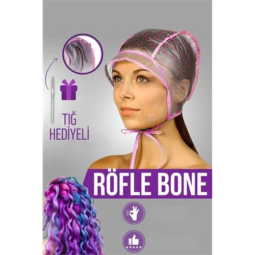 Modacar Röfle Bonesi Tığlı Saç Boya Bonesi