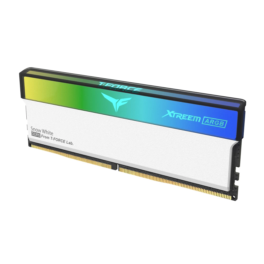Team T-force Xtreem Argb White 32gb 2x16gb 6000mhz Ddr5 Gaming Ram (ffad532g6000hc30dc01)