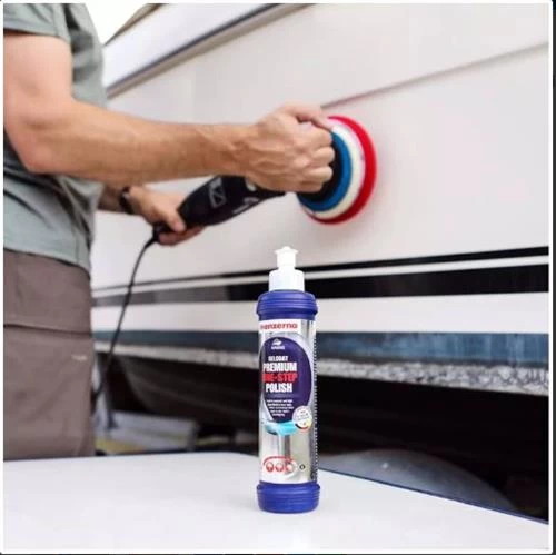 Menzerna Marin, Tekne Gelcoat Boya 3in1 Tek Adım Pasta Cila Koruma - 1 Lt