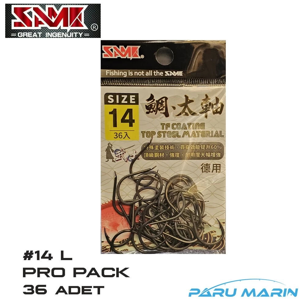 Same Teflon Tai Rubber Assist İğne No: 14 L , Büyük Paket 36 Adet