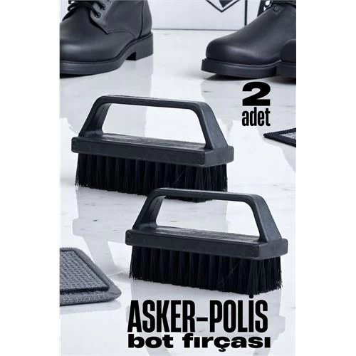 Modacar Sert Kıllı Asker-polis Bot Fırçası - Leke Çıkarıcı Elbise Fırçası 2 Adet
