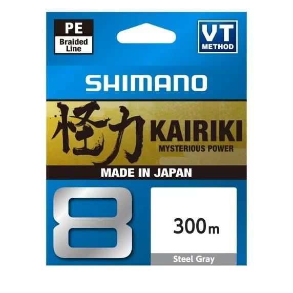 Shimano Kairiki 8 Steel Gray Misina 300m 0.28mm