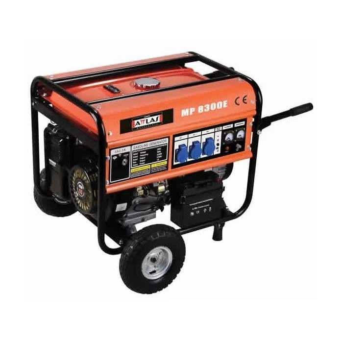 Attlas Mp8300e Monofaze Benzinli Jeneratör 6,5kva