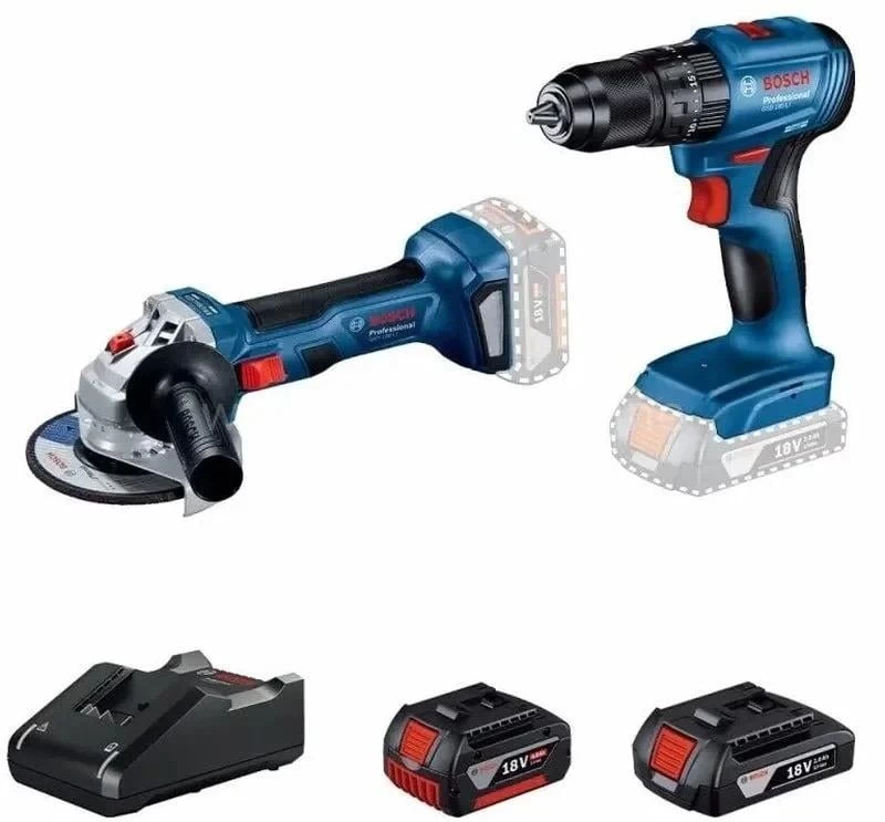 Bosch Gws180-li Taşkama + Gsb185-li Akülü Vidalama Seti