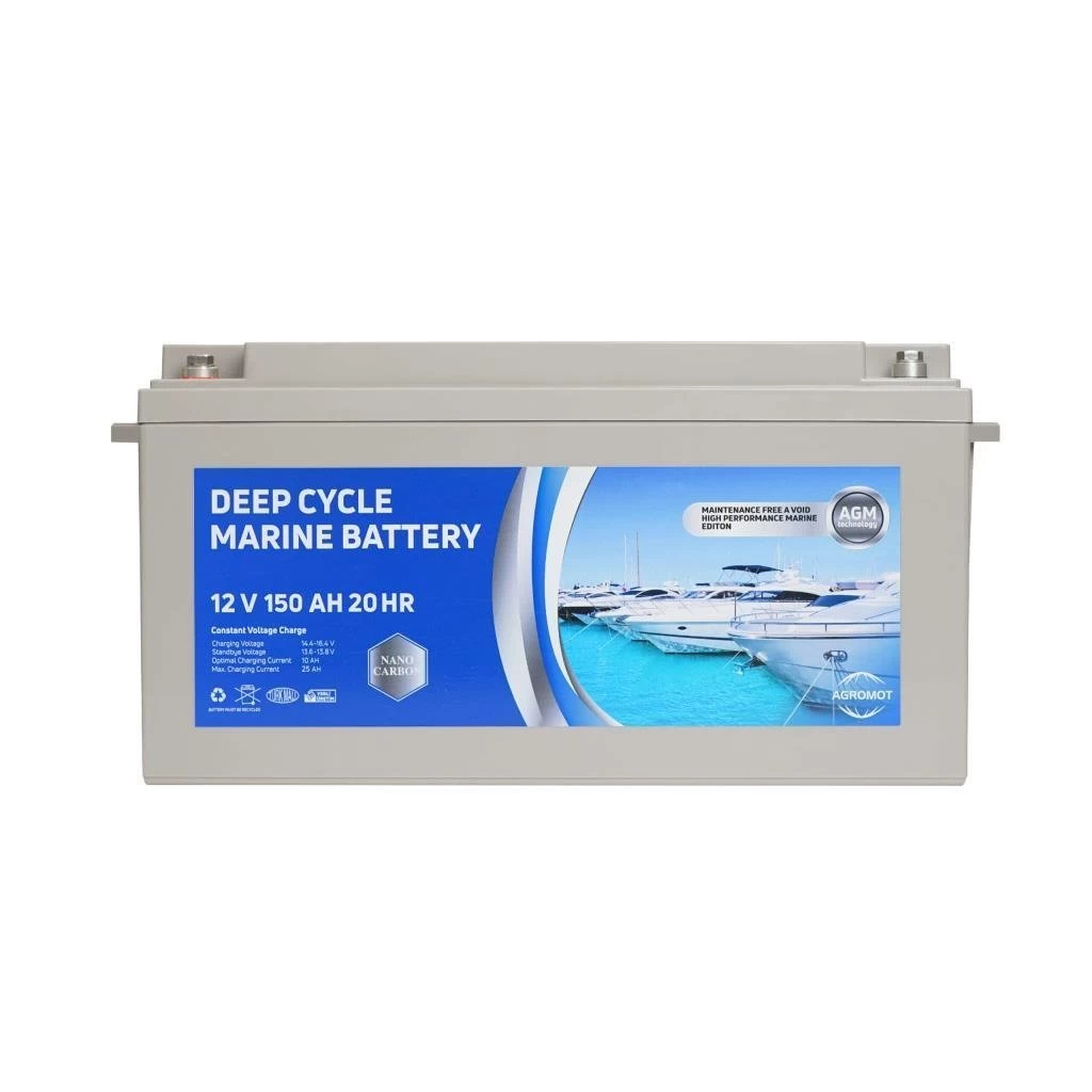 Agromot Deep Cycle Jel Marin Akü 150ah 12v