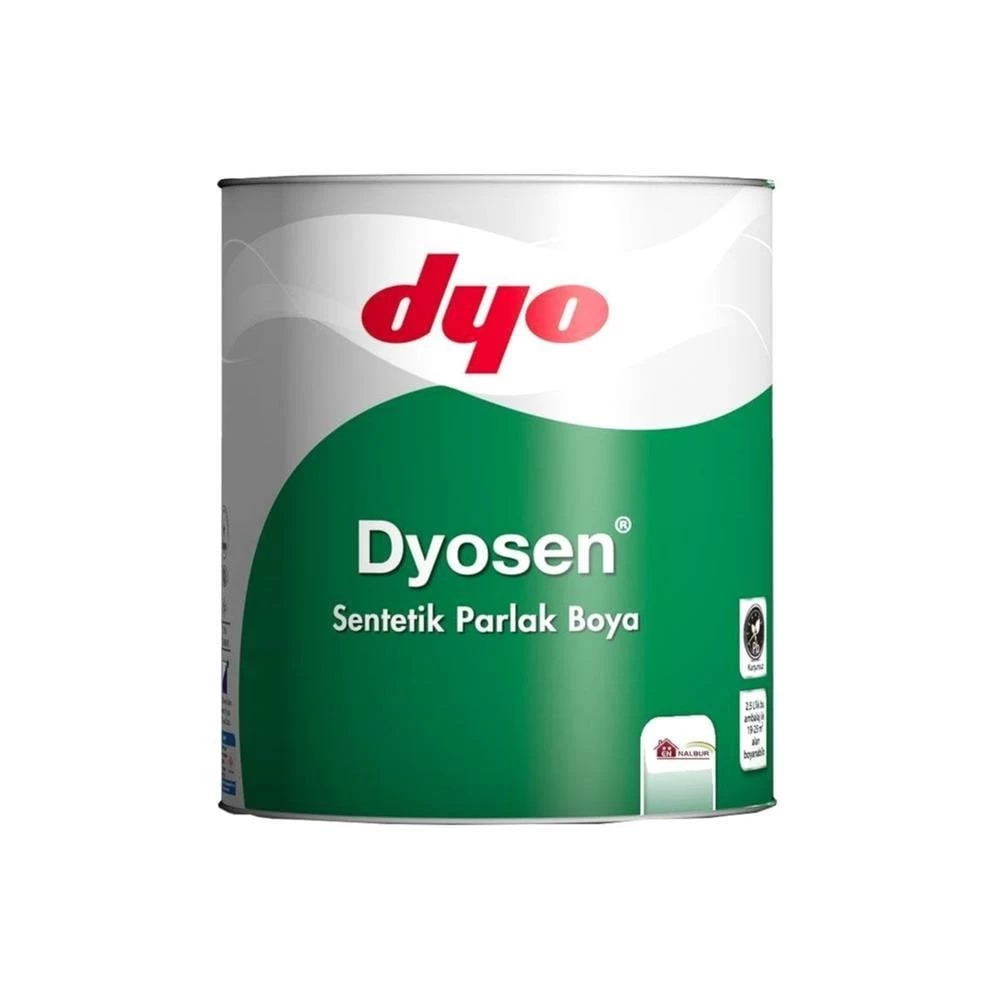 Dyo Dyosen Sentetik Parlak Boya - Yağlı Boya Kromsarı - 0.75lt