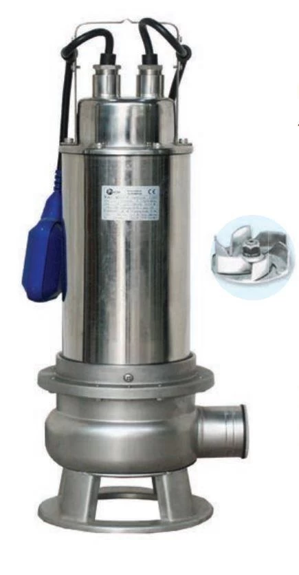 Water Sound Wq20-10-1.5d Paslanmaz Gövdeli Foseptik Drenaj Pompası 2hp