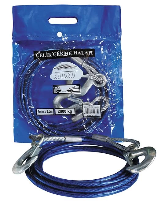 Autokit Çelik Çekme Halatı