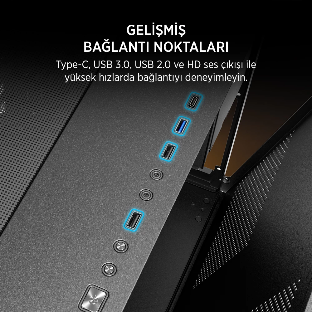 James Donkey Stark S800 4xargb Temperli Cam 750w 80+ Bronze Atx Siyah Gaming (oyuncu) Kasa