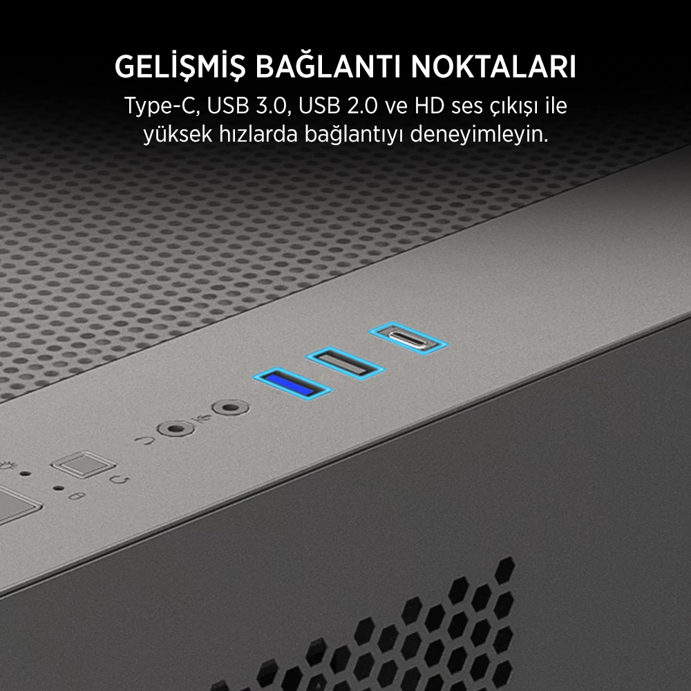 James Donkey Stark S700 3xargb Temperli Cam 750w 80+ Bronze Matx Siyah Gaming (oyuncu) Kasa