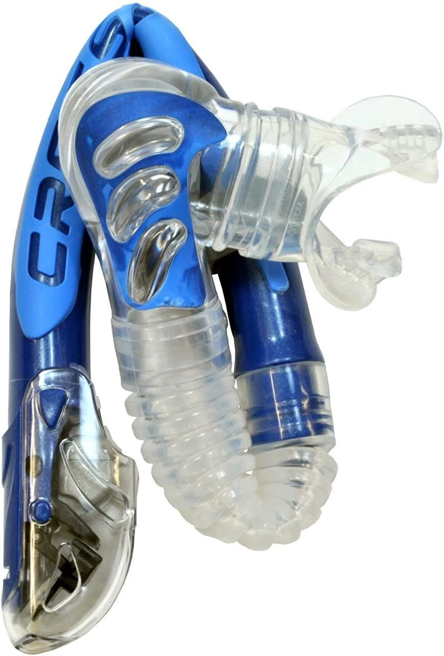 Cressi Alpha Ultra Dry Şnorkel Black / Blue