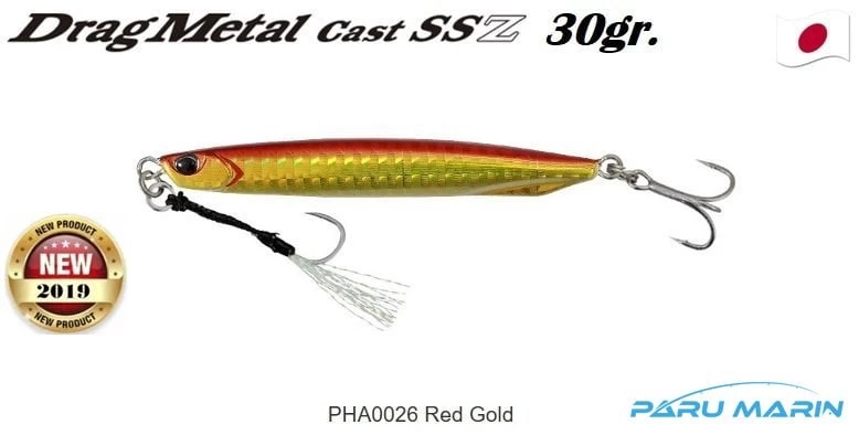 Duo Drag Metal Ssz Jig 30gr. Pha0026 Red Gold