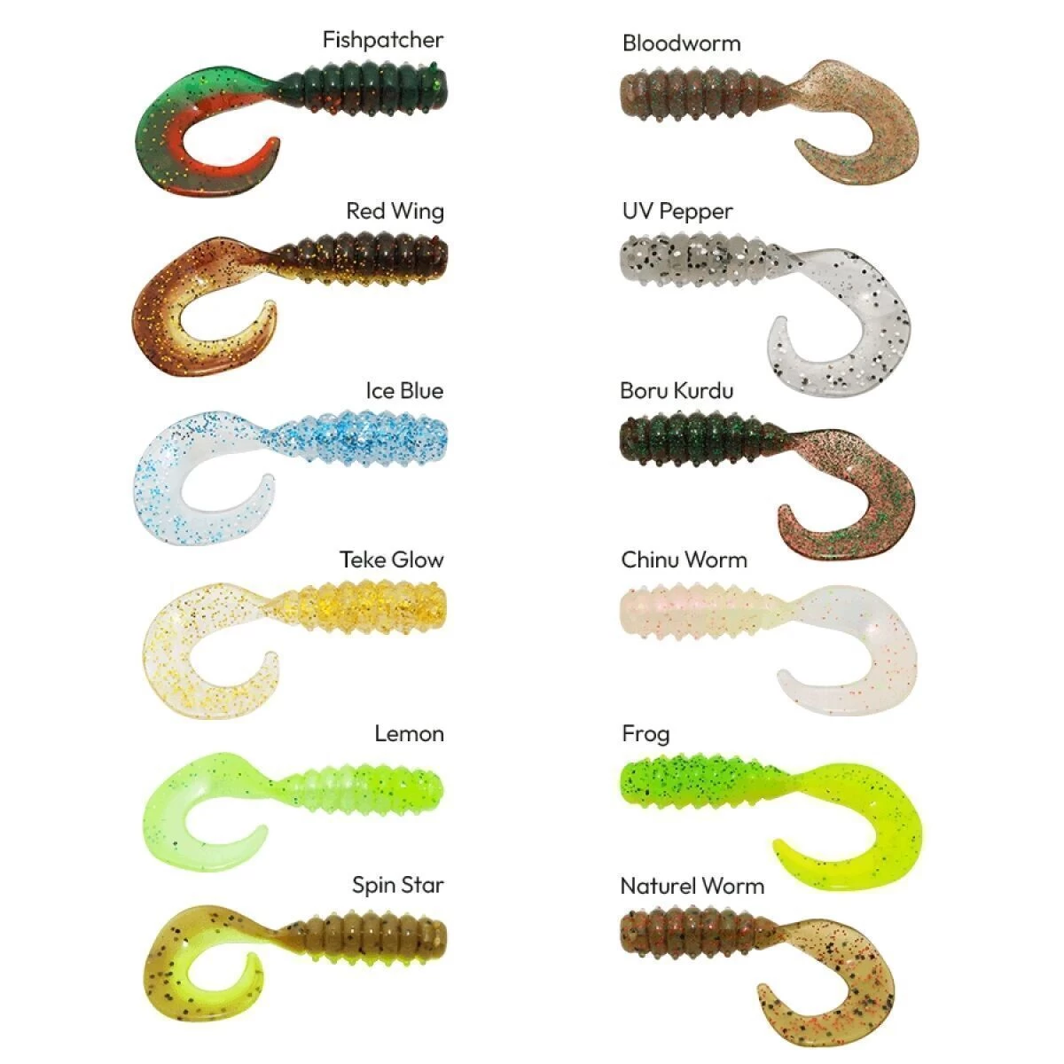 Gurt 60 Mm Gt-72 Spin Star Silikon Yem