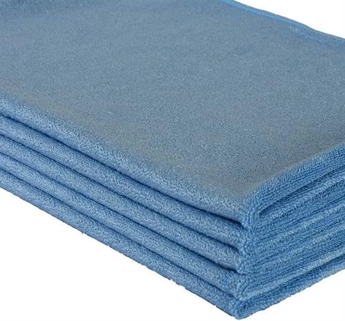 Simpak Mikrofiber Kadife Dokulu Oto Kurulama Bezi Mavi 50 X 70 Cm