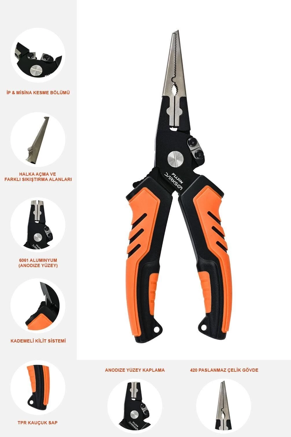 Fujin Darksea Pliers Balıkçı Pensesi