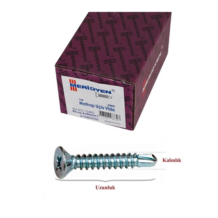 Std 4,8*70 Yhb Mat. Uçlu Vida (250 Adet) Paket