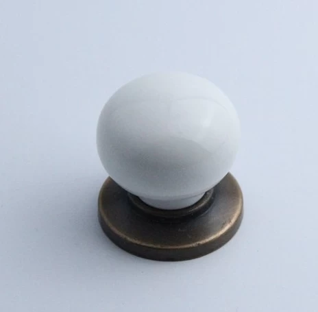 Metax Porselen Düğme Antik Bakir Beyaz (D976-18-20)