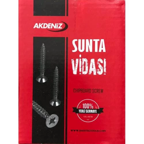 Akdeniz 3,5*50 Sunta Vidasi (500 Adet) Paket