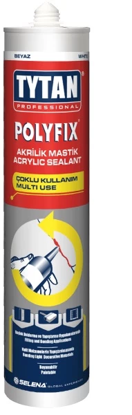 Tytan Polyfix Silikonize Mastik Altinmeşe 500 Gr (24)