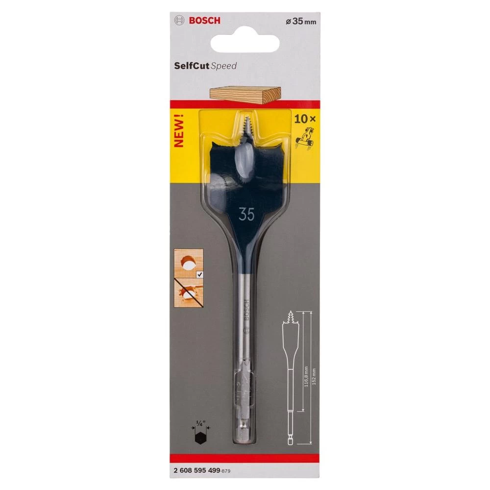 Bosch Selfcut Yaprak Matkap Ucu 13 Mm