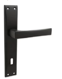 Lama Sİyah Aynali Kapi Kolu Wc