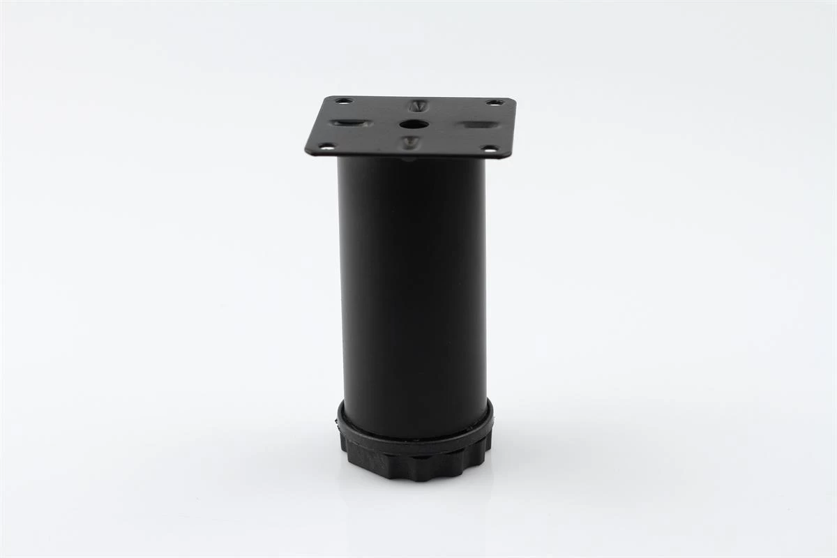 Q42 12 Cm Yuvarlak Sİyah Metal Ayak