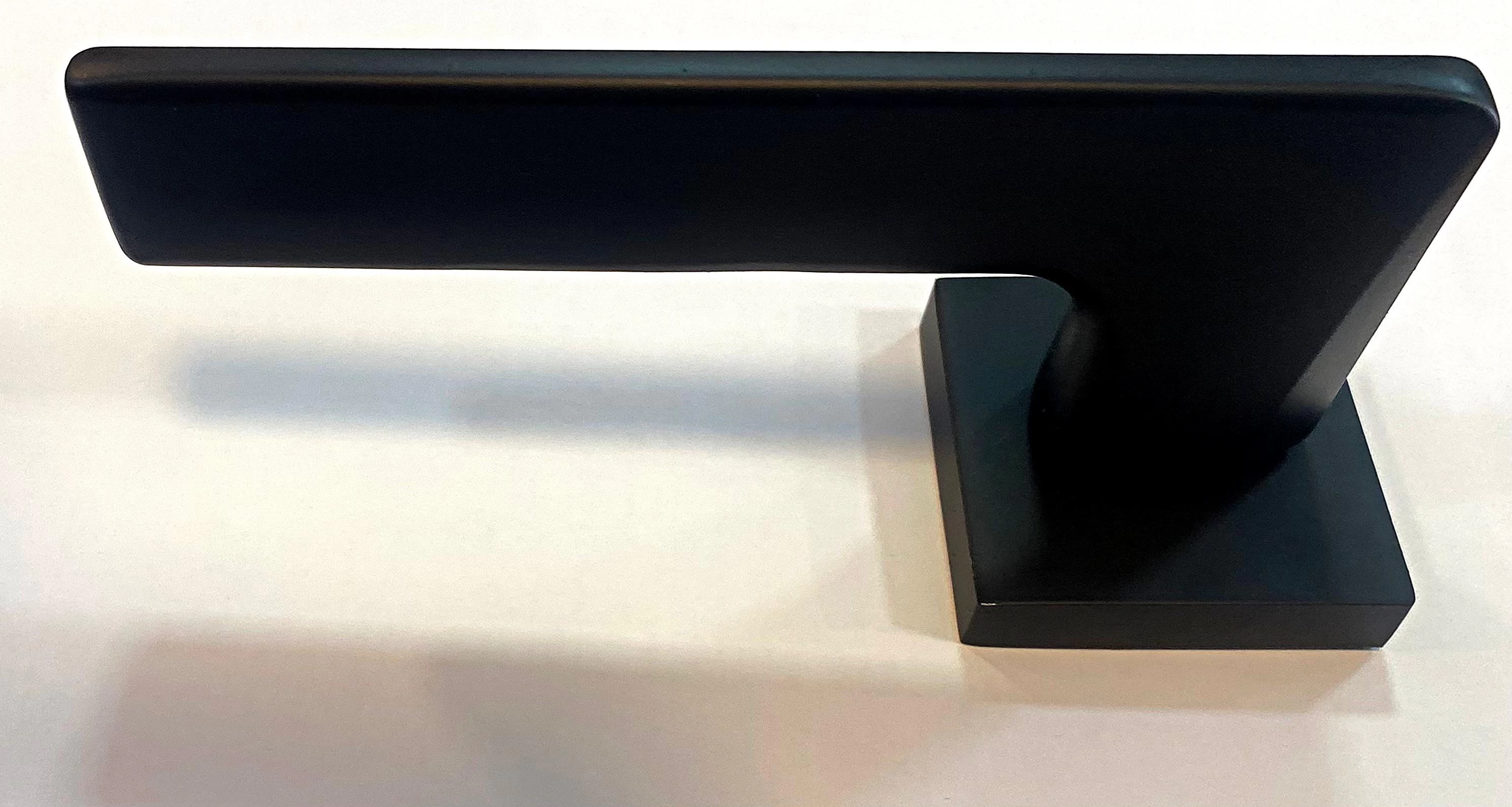 Trİa Kare Rozetlİ Sİyah Wc Kapi Kolu