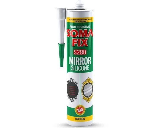 Somafix S280 Ayna Silikonu Şeffaf 280 Ml (24)