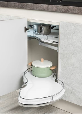 Starax S-3104-C Döner Tablali Körköşe Mekanizmasi Sağ 800*400*600 Krom 40 Cm