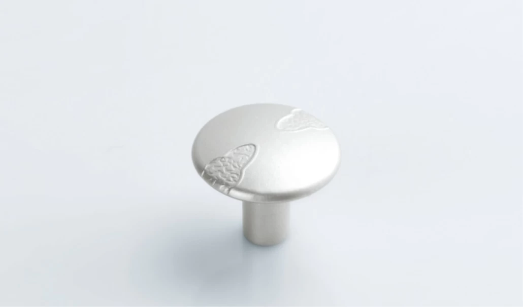 Metax Yay Düğme Krom (D815-02)