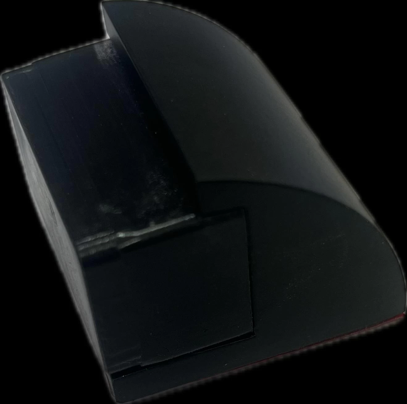 Özen Alüminyum Oval Kapi Tamponu Yapiştirmali Mat Siyah