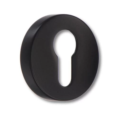 Alt Rozet Yuvarlak Siyah Yale