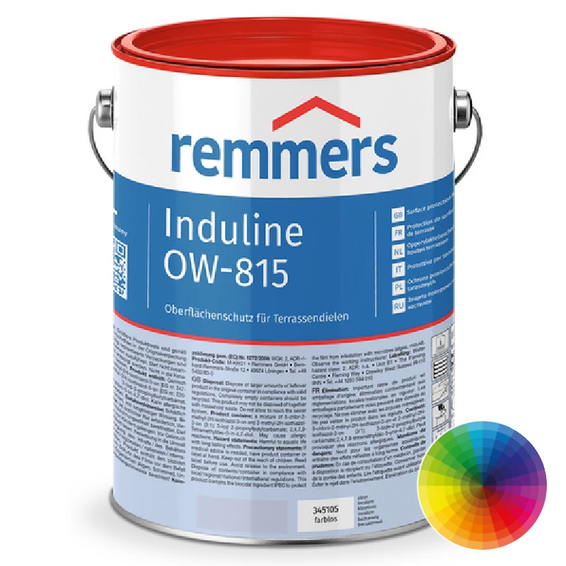 Remmers Induline Ow-815 Su Bazli Deck Yaği Şeffaf 20 Lt