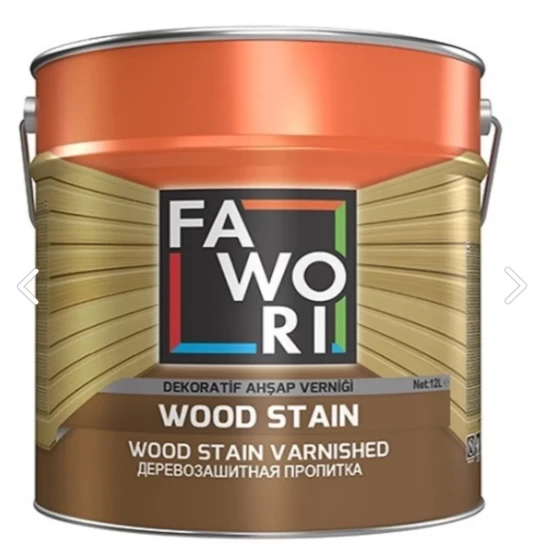 Faworİ Wood Stain Sari MeŞe 2,5 Lt