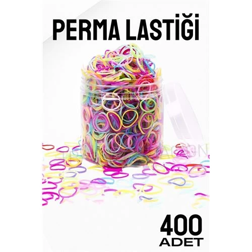 Modacar Perma Lastiği İnce 400 Adet Renklİ
