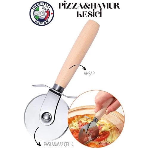 Modacar Hamur Ve Pizza Kesici Çelik Imbottiti Design
