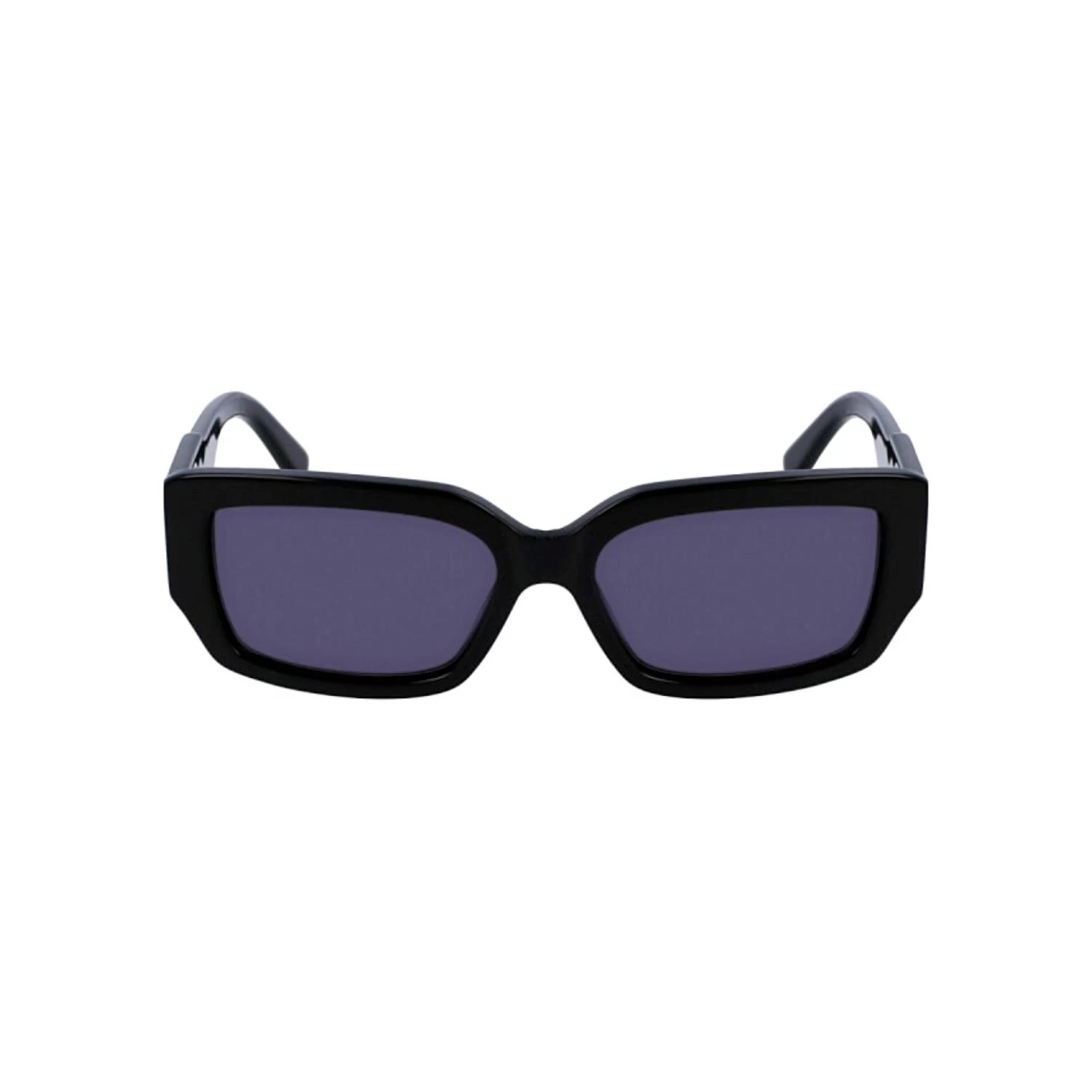 Lacoste L 6021s 001 55 Kadın Dikdörtgen Siyah Kemik Güneş Gözlüğü