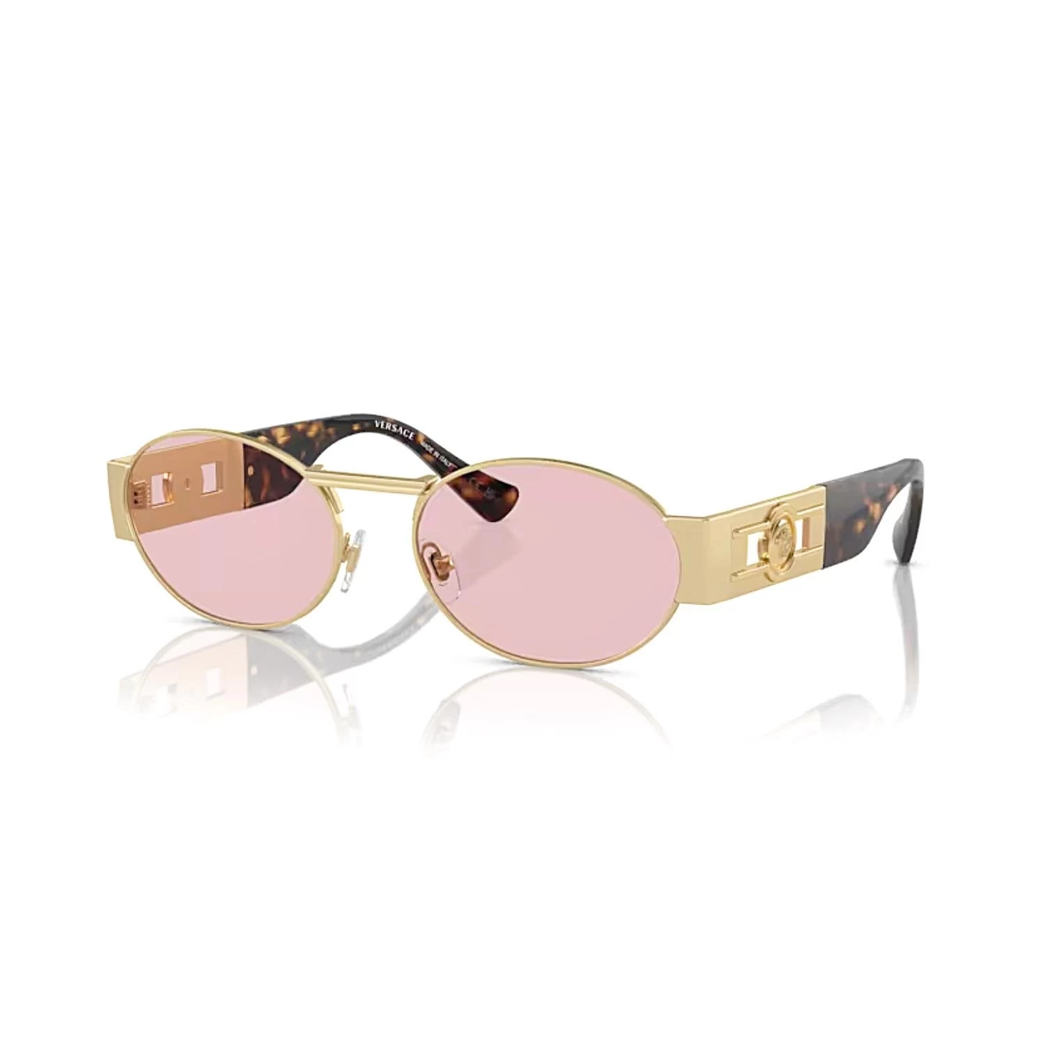 Versace VE 2264 100284 56 Kadın Oval Altın Metal Güneş Gözlüğü