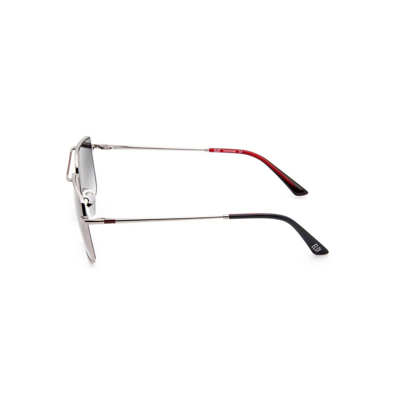 Eloi 4312 01 57 Unisex Dikdörtgen Gri Metal Güneş Gözlüğü